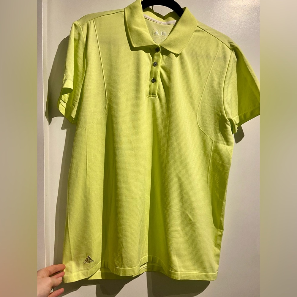 Adidas golf/ tennis tech fabric polo